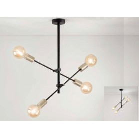 Lume con paralume plissettato e base cromata Ideal Lux Eternity TL1 Big, E27