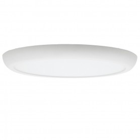 Lampada da soffitto o semincasso LED Bianca Tonda 2in1 Lampo Teknica Tricolor, Doppia potenza 8W/12W, Luce Calda-Naturale-Fredda