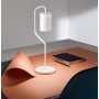 Lampada da tavolo LED Ricaricabile Bianca Opaco Perenz Magnet 6910 B, Kit LED INCLUSO 2,2W, Luce Calda, 9 ore di autonomia, IP54