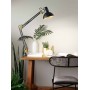 Perenz Arc 4025B Lampada Scrivania Architetto con supporto a morsetto, Bianca, 1 E27, Diffusore orientabile e braccio snodato