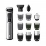 Rasoio Rifinitore Ricaricabile Wet&Dry per barba, capelli, peli corpo, naso con 13 accessori Philips Multigroom MG7715/15,