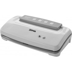 Macchina sottovuoto e sigilla sacchetti per aspirare e sigillare con 5 sacchetti inclusi Zephir ZHC313, 100W, Vano Avvolgi cavo