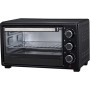 Forno elettrico 21 litri con timer 60 minuti e Luce interna Zephir ZHC21N, 1300W, Maniglia frontale in acciaio, 100°C-230°C