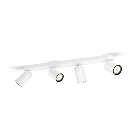 Faretto spot orientabile da soffitto e parete Philips Pongee, GU10, Bianco