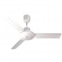 Ventilatore da soffitto bianco 3 pale diametro 140 cm Vortice 61752 Nordik Evolution R 140/56, Pale in acciaio, MADE IN ITALY