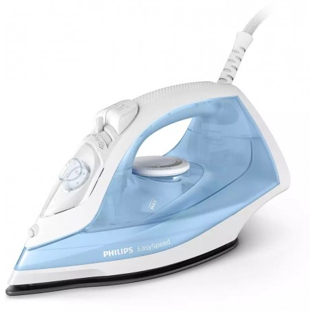 Ferro da stiro con piastra antiaderente a punta tripla Philips GC1740/20 EasySpeed, Serbatoio 220 ml, 2000W, Vapore 25g/min,