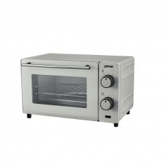 Forno elettrico 10 litri con timer 60 minuti e selettore di potenza Zephir ZHC10B, 650W, Maniglia frontale in acciaio, Bianco