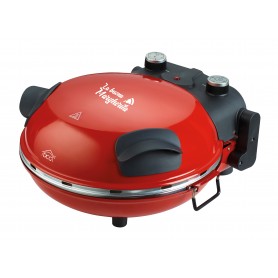 Padella elettrica pizza maker con timer e termostato regolabili DCG MB2300, 1200W, Struttura in metallo, Diametro 30 cm