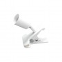 Spot faretto a pinza nero orientabile con interruttore, cavo e spina Lampo Lighting S306NE, 1 GU10, IP20, Cavo lungo 130 cm