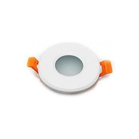 Faretto incasso Bianco con vetro 12V IP65 Lampo Lighting DIKFIP65BI, Diametro foro 65 mm, Portalampade MR16, Struttura alluminio