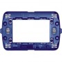 Supporto Bticino Living Light LN4703 3 moduli per placche tonde, quadre e Living International, Fissaggio con viti, Serie Civili