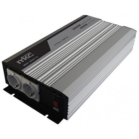 Inverter 12V-220/240V 2000W con protezione da sovra carichi e cortocircuiti Melchioni MKC 491929506, 4000W Potenza di picco