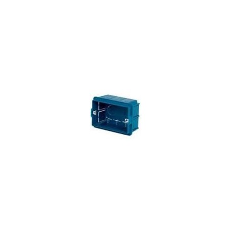 Cassetta incasso da muro 3 moduli Magnum con inserti in ferro zincato FAEG FG10003, Blu, Tecnopolimero non propagante la fiamma