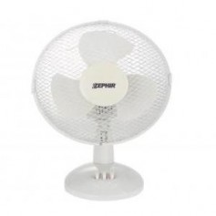 Ventilatore da tavolo Orientabile Diametro 23 cm 40W Zephir PBI23, 2 Velocità, Oscillazione laterale automatica