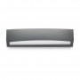 Lampada da parete Ideal Lux Andromeda AP2 Antracite, 2 E27, Struttura in alluminio pressofuso, IP55, Diffusori in vetro, Esterno