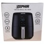 Friggitrice ad aria 3,8 Litri con 8 programmi di cucina e timer 60 minuti Zephir ZHC40N, 1450W, 80-200°C, Display LED Touch