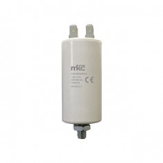 Condensatore 10 UF 400/450V con terminale faston 6,3 mm Melchioni 493224504, Polipropilene, Utile per avviamento motori