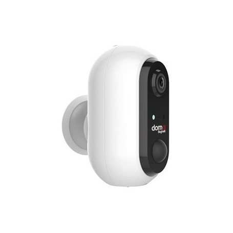 Beghelli Dome 60022 Telecamera Ricaricabile da esterno Full HD Wi-Fi Smart con App, Sensore di movimento, Vivavoce, 2 MP, IP65