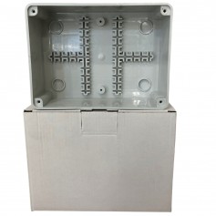 Fondo per installare a parete prese CEE industriali interbloccate FAEG FG23660, Grigio RAL 7035, MADE IN ITALY: Coppolav.it