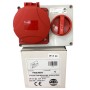 Presa industriale interbloccata con interruttore da incasso o parete 3P+N+T 32A 400V IP44 FAEG FG23655, -25°C +60°C