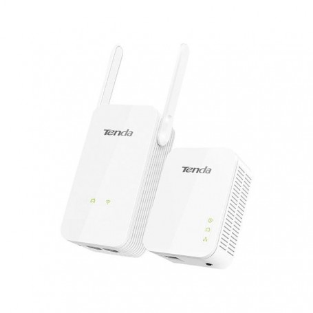 Kit Estensore Wi-Fi Velocità 300 Mbps e 2 Dispositivi da collegare alla corrente elettrica Tenda AV1000, Powerline 1000 Mbps