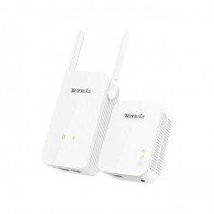 Kit Estensore Wi-Fi Velocità 300 Mbps e 2 Dispositivi da collegare alla corrente elettrica Tenda AV1000, Powerline 1000 Mbps