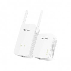 Kit Estensore Wi-Fi Velocità 300 Mbps e 2 Dispositivi da collegare alla corrente elettrica Tenda AV1000, Powerline 1000 Mbps