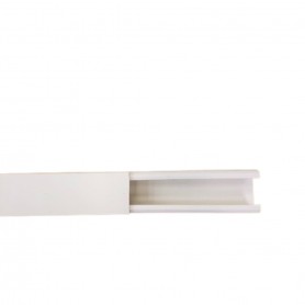 Canalina in PVC bianca 30x18 con coperchio, 1 scomparto FAEG FG18304, IP40