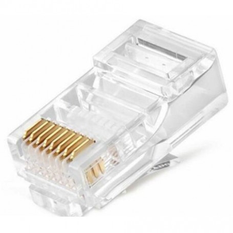 Plug per cavo di rete RJ45 Passo 8/8 8P8C, Confezione da 100 pezzi FAEG FG15063