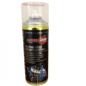 Spray pulitore secco per contatti elettrici, elettronici, elettromagnetici Ambrosol FAEG FG26805, Rimuove umidità, MADE IN ITALY