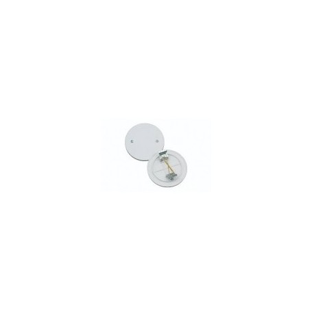 Coperchio bianco per scatole tonde Diametro 85 mm con sistema di bloccaggio a graffe FAEG FG10241, IP40: Coppolav.it