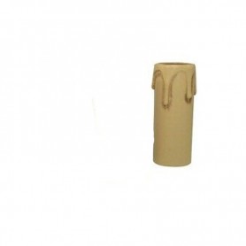 Rivestimento finta candela con gocce per attacco E14 FAEG FG24060, Antico, Alto 65 mm, Termoplastica