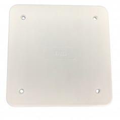 Coperchio con viti per cassetta di derivazione ad incasso 92 mm x 92 mm x 45 mm FAEG FG10311, Bianco, MADE IN ITALY: Coppolav.it