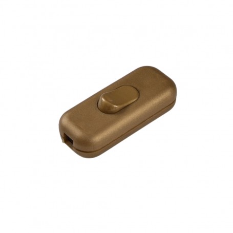 Interruttore passafilo Oro con morsetti a vite FAEG FG24109, 1P 2A, Per cavo 2x0.75, Realizzato in Termoplastica: Coppolav.it