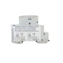 Interruttore temporizzato automatico luci scale per impianti a 3 o 4 fili Orbis 063031IND, Tempo 45 s - 7 m, IP20, 1 modulo DIN