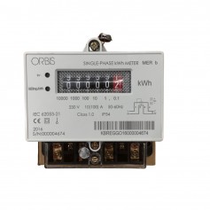Contatore monofase elettromeccanico da parete per corrente fino a 100A Orbis OB725003, 230V, IP54, Indicatore LED