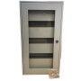 Quadro Centralino da parete 36 moduli DIN con serratura e portello in cristallo Bticino E109C/36D, Centralino in lamiera, Grigio