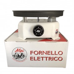 Fornello elettrico Alpi 713 2000W MADE IN ITALY, Piastra diametro 22 cm, Commutatore 4 posizioni, Cavo alimentazione da 130 cm