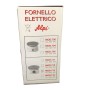 Fornello elettrico Alpi 713 2000W MADE IN ITALY, Piastra diametro 22 cm, Commutatore 4 posizioni, Cavo alimentazione da 130 cm