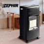 Zephir ZGS3130 Stufa gas infrarossi 4,2 kW con rotelle e Piastre in ceramica, 3 Livelli di fiamma, Bombola 15 Kg, MADE IN ITALY