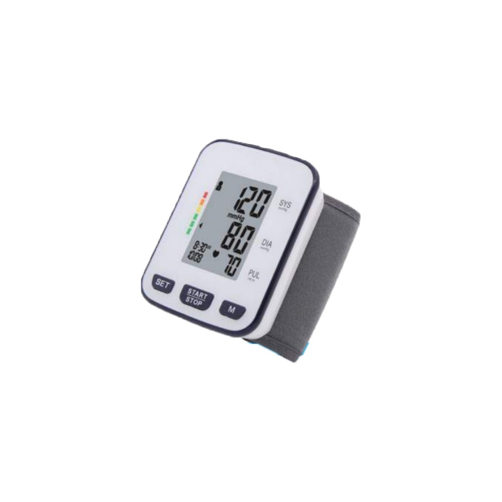 Misuratore di pressione da polso digitale con ampio display Zephir DBP2141,  0-300 mmHg, Pulsazioni 30-180 Minuto, Batteria 2xAAA