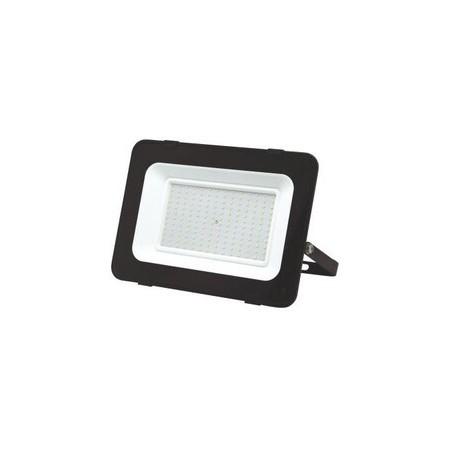 Faro LED 100W IP66 Beghelli 86173 Floodlight FL, 10000 Lumen, Luce Calda, Per esterni, 3000K, Alluminio pressofuso Nero, IK7