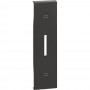 Cover Bticino Living Now KG06 con frecce, Nera, Per comando tapparelle, 1 Posto, MADE IN ITALY