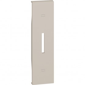 Cover Bticino Living Now KM06 con frecce, Sabbia, Per comando tapparelle, 1 Posto, MADE IN ITALY