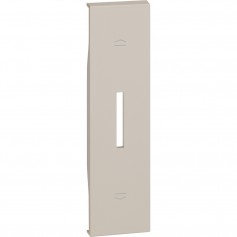 Cover Bticino Living Now KM06 con frecce, Sabbia, Per comando tapparelle, 1 Posto, MADE IN ITALY