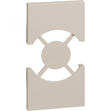 Cover Bticino Living Now KM03, Sabbia, 2 Posti, Per Presa Schuko Tedesca, Serie Civili, MADE IN ITALY: Coppolav.it