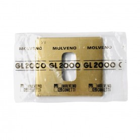 Molveno GL2000 1311.7 Placca 1 posto bronzo per scatole tonde, Serie Civili, MADE IN ITALY: Coppolav.it