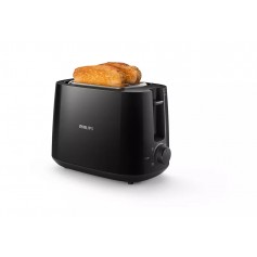 Tostapane Nero Philips HD2581/90 8 impostazioni di doratura e spegnimento automatico, Riscalda e scongela, Griglia per panini