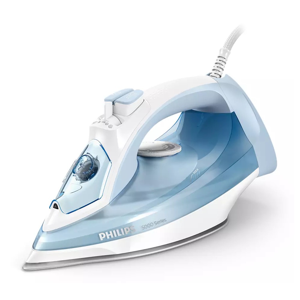 Ferro da stiro a vapore Philips DST5021/20 con piastra SteamGlide Plus  antigraffio, 2400W, Sistema anticalcare, Vapore 40g/Min