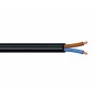 Cavo piatto elettrodomestico 2X0.75 mmq Nero Roda Cavi A03VVH2-F, 300V, Norma CEI 20 - 20II, Realizzato in PVC, MADE IN ITALY
